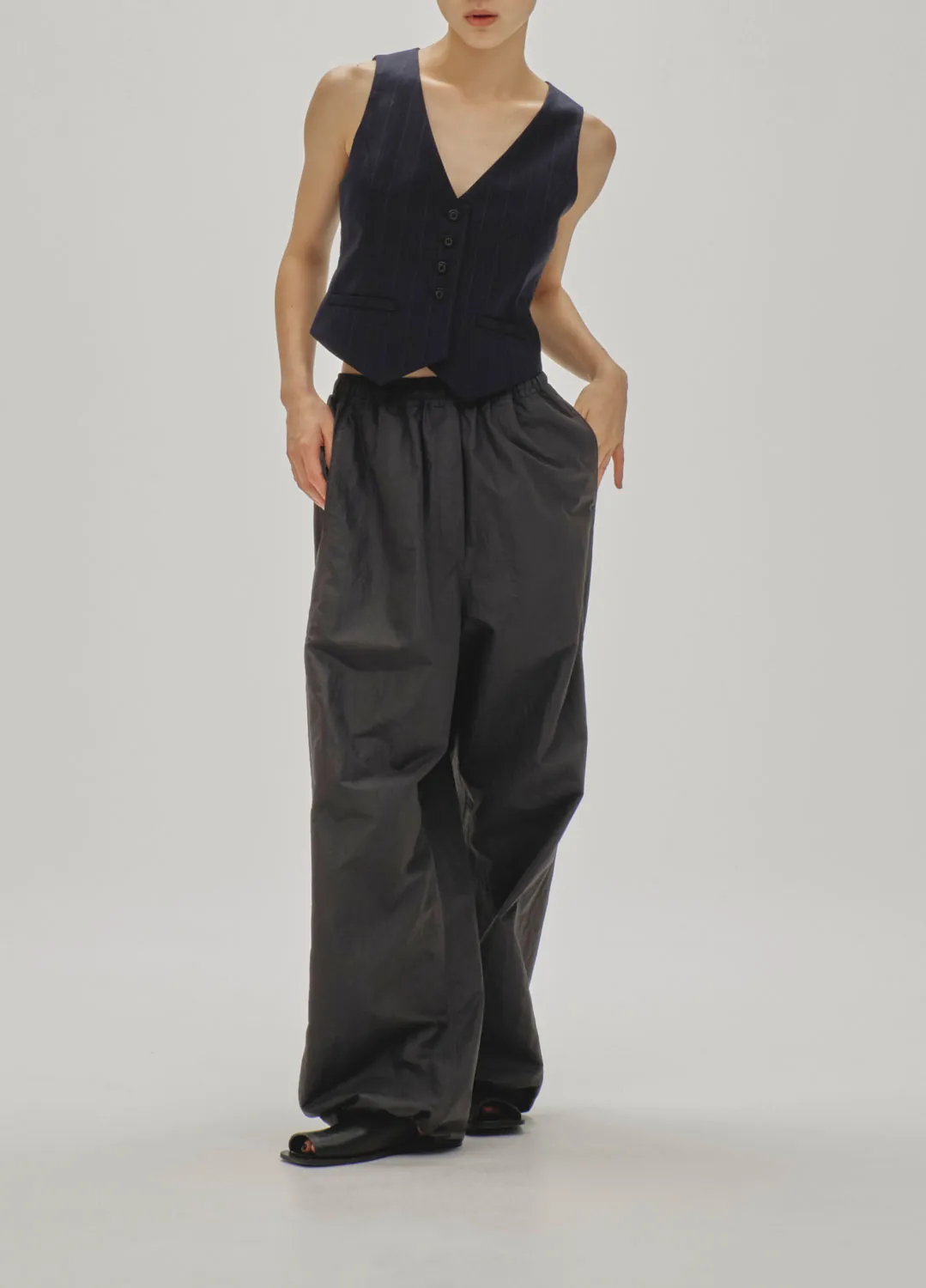 TODAYFUL- Nylon Drawstring Pants