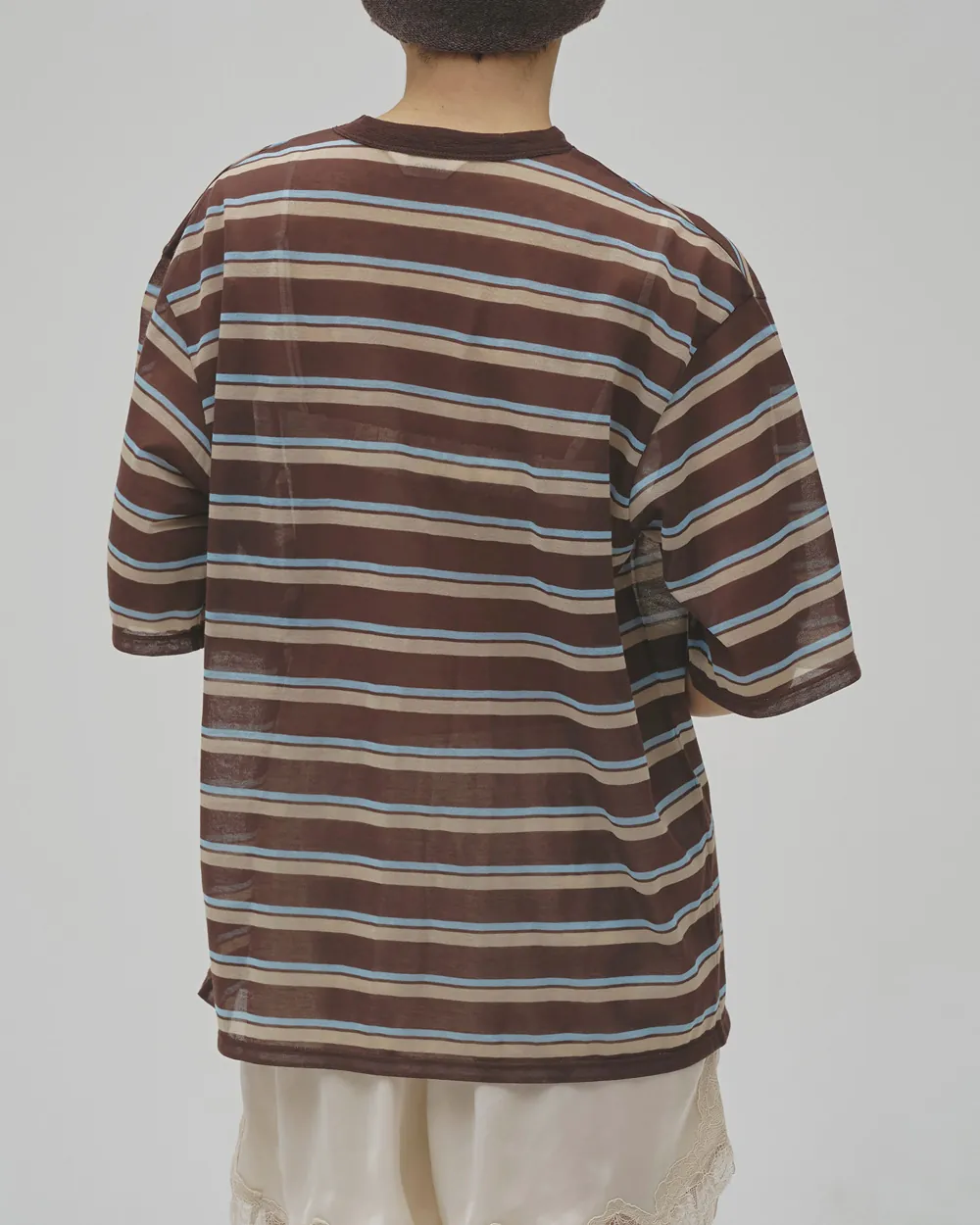 PRE-ORDER] TODAYFUL - Sheer Border T-shirt