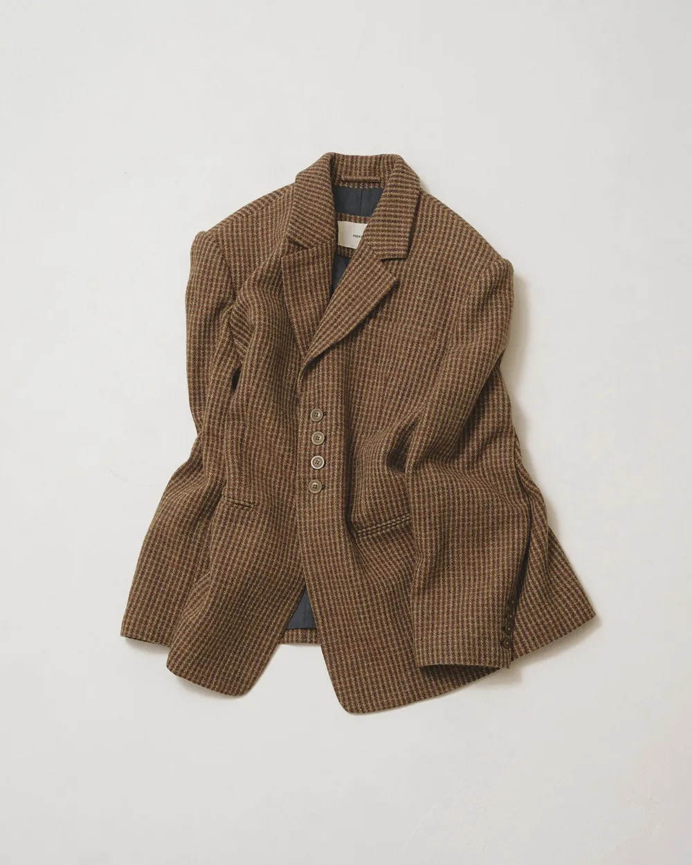 PRE-ORDER] TODAYFUL - Wool100% Check Jacket