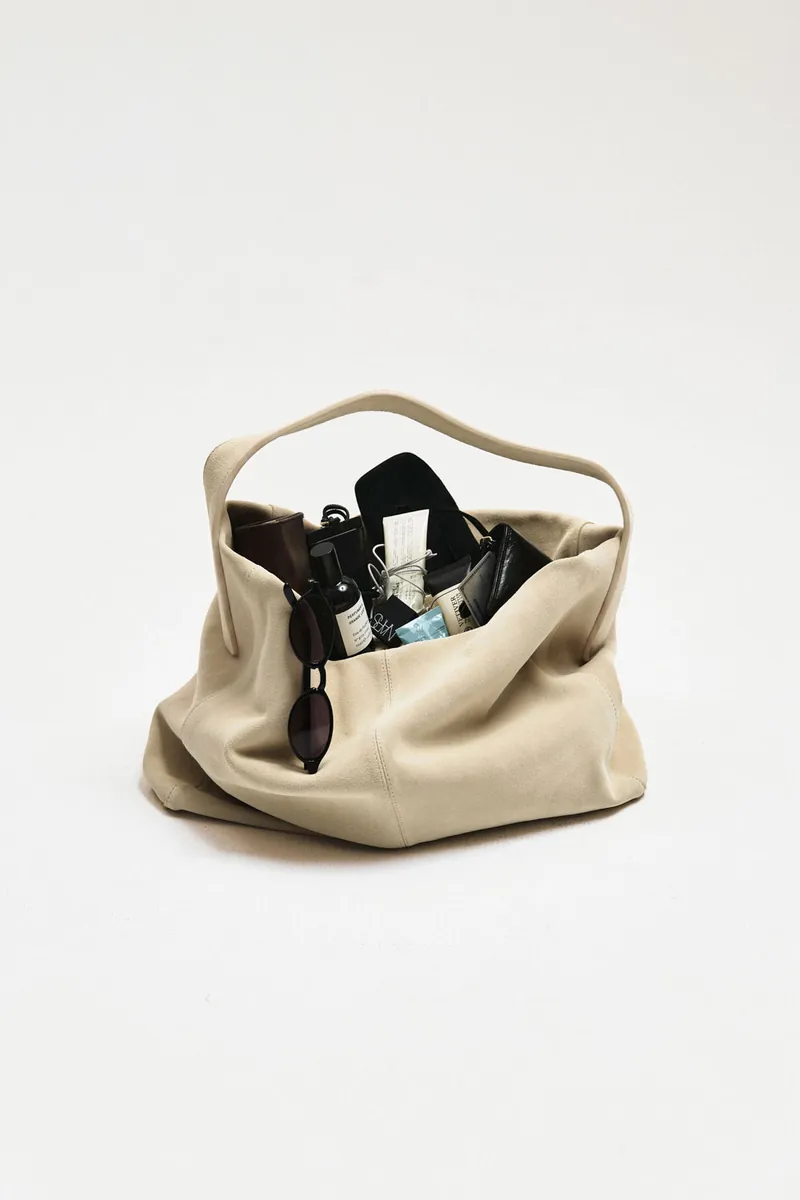 Suede Carryall Tote 麂皮托特包