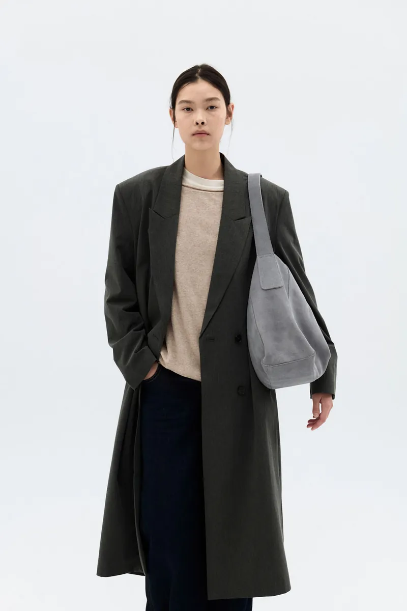 Suede Carryall Tote 麂皮托特包
