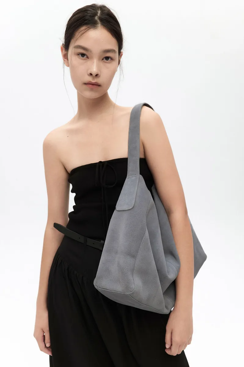 Suede Carryall Tote 麂皮托特包