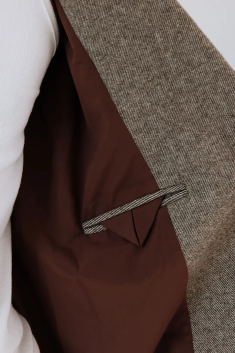 Gender Free Wool Blend Coat