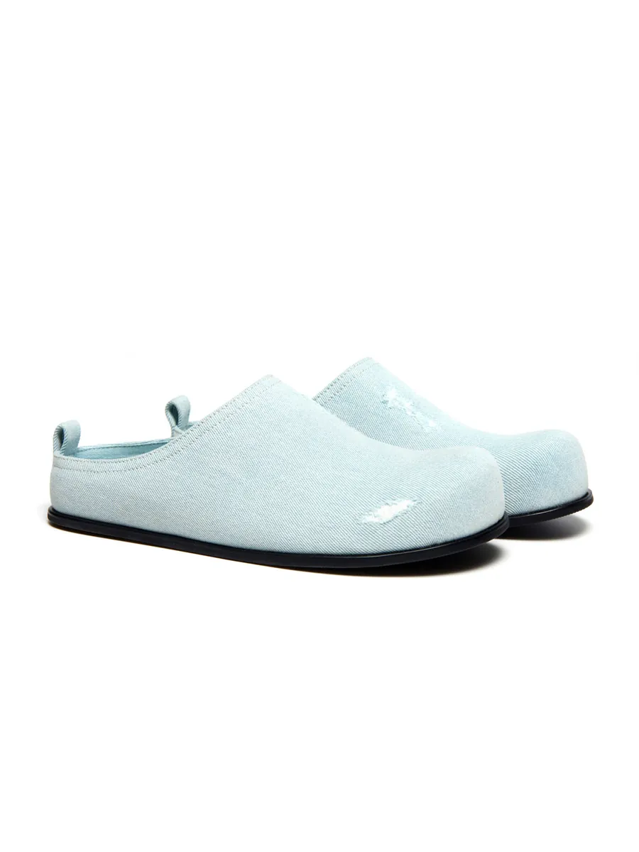 Studio Doe - Round Head Denim Muller Shoes