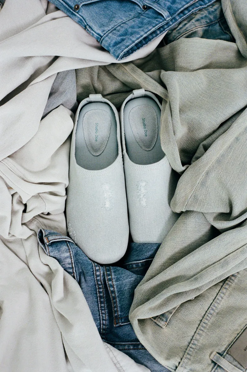 Studio Doe - Round Head Denim Muller Shoes