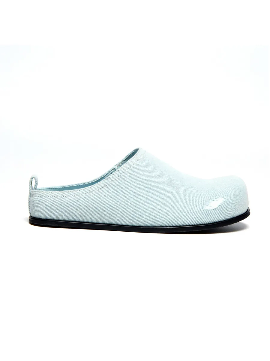 Studio Doe - Round Head Denim Muller Shoes