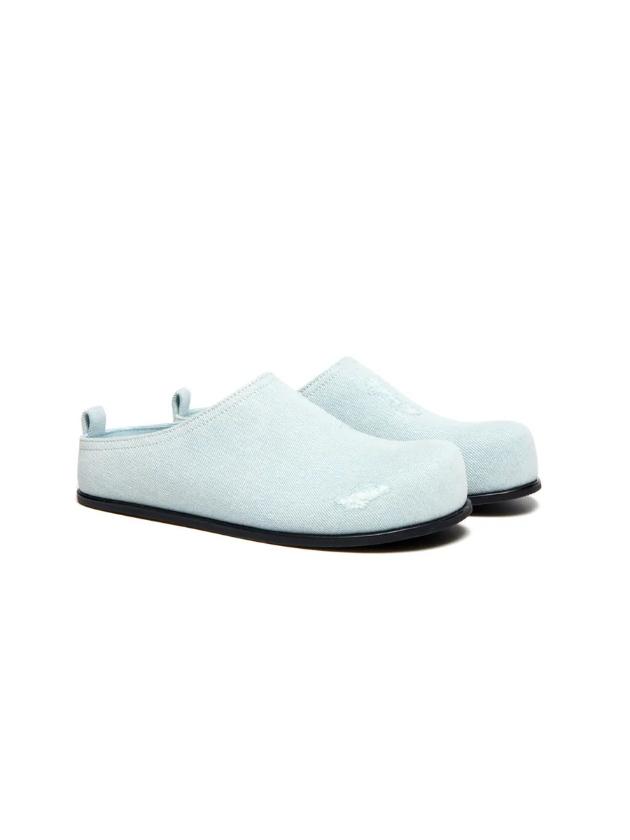 Studio Doe - Round Head Denim Muller Shoes