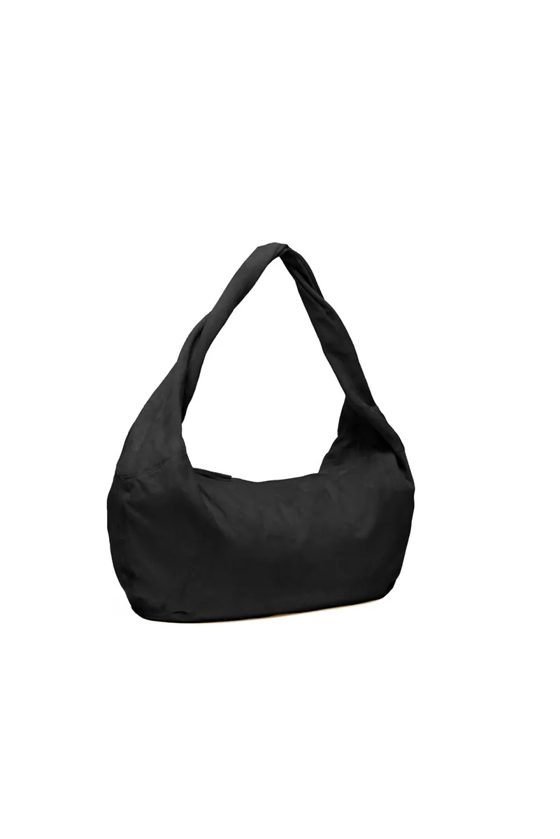 Studio Doe - Faux Suede Twist Shoulder Bag