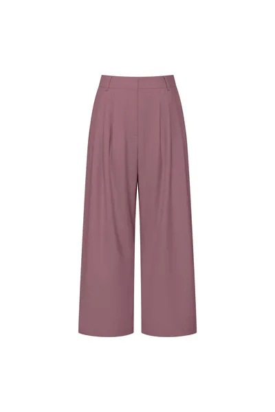 Triple-Pleated Low-Rise Wide-Leg Trousers 4.0