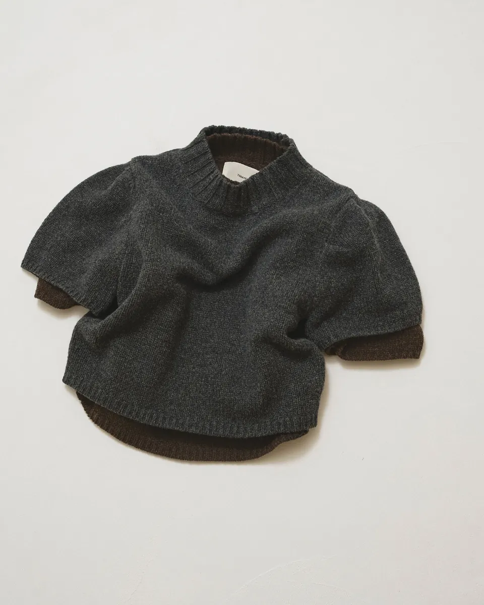 [Autumn Preorder] Wool 100% Puffsleeve Knit