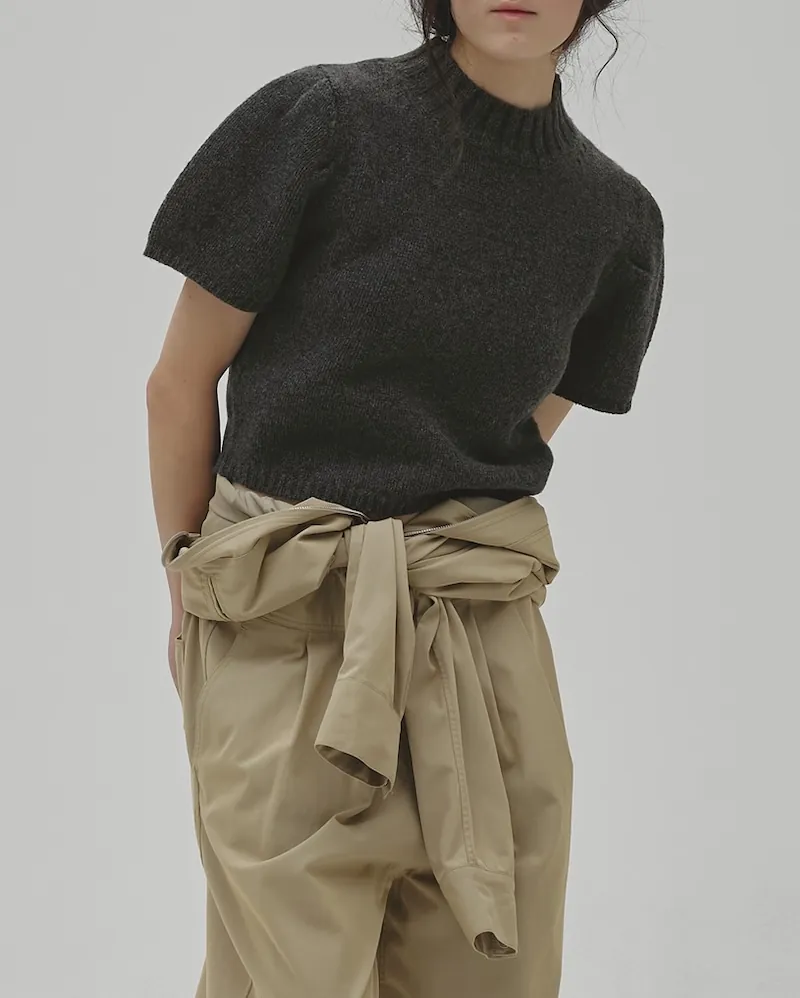 [Autumn Preorder] Wool 100% Puffsleeve Knit