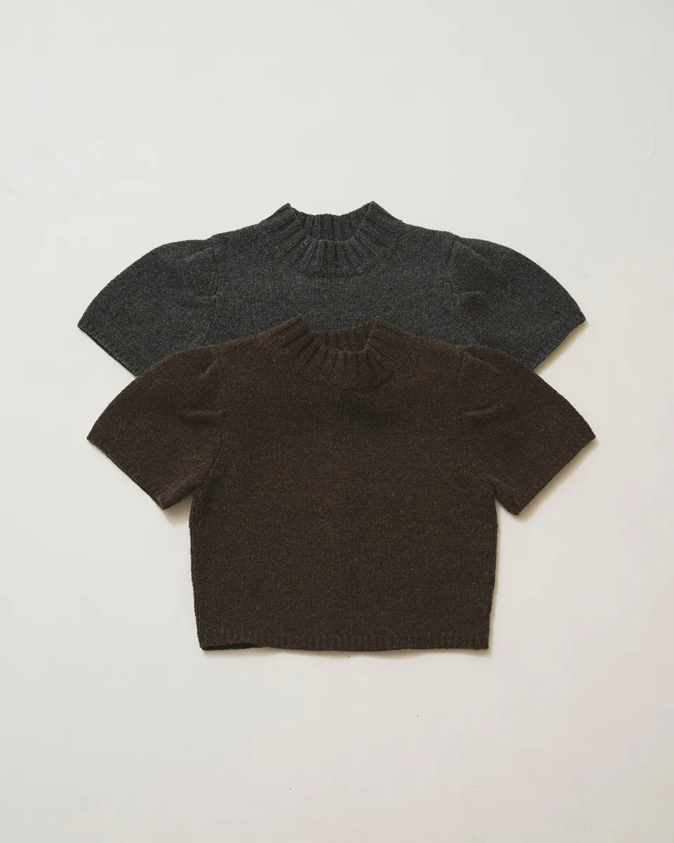 [Autumn Preorder] Wool 100% Puffsleeve Knit
