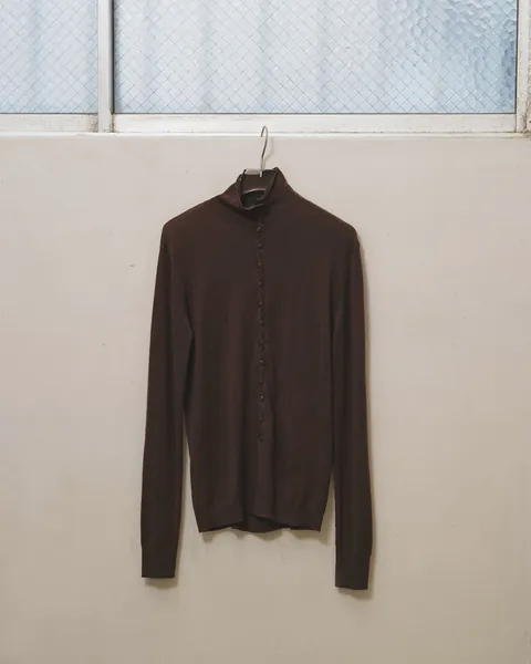 [Autumn New Preorder] Turtleneck Button Knit