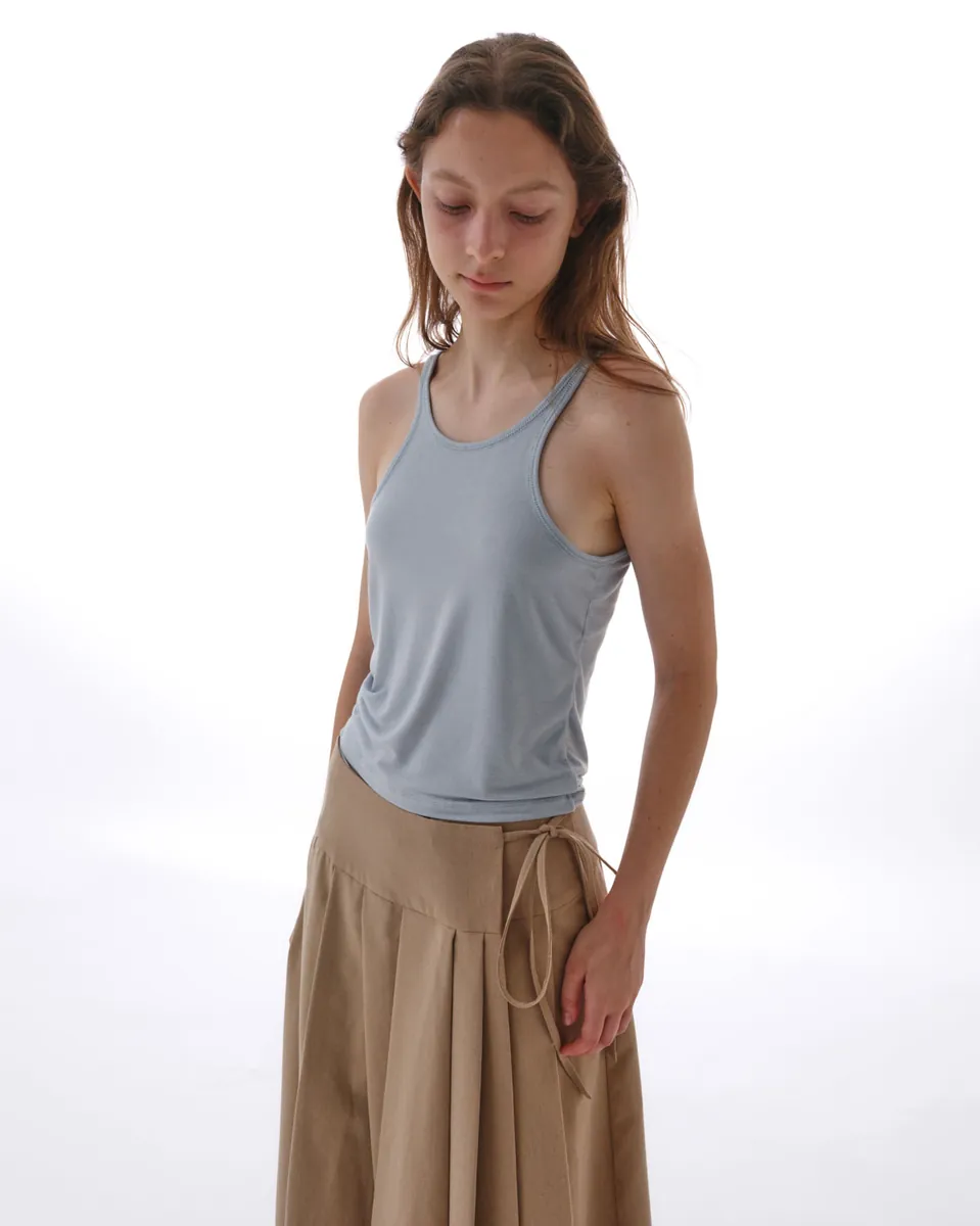 Studio Doe - Irregular Wide Pleated Midi Skirt