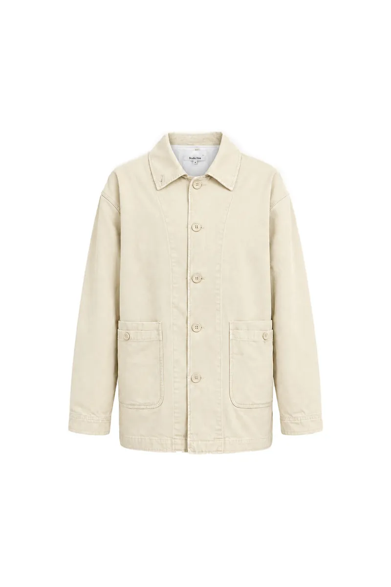 2-in-1 Multi-Pocket Washed Cotton Jacket