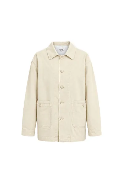 2-in-1 Multi-Pocket Washed Cotton Jacket