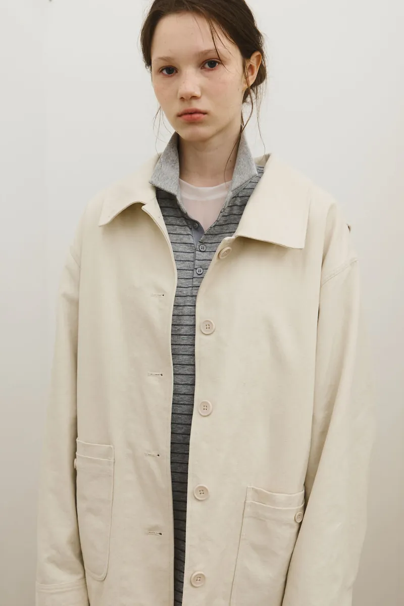 2-in-1 Multi-Pocket Washed Cotton Jacket