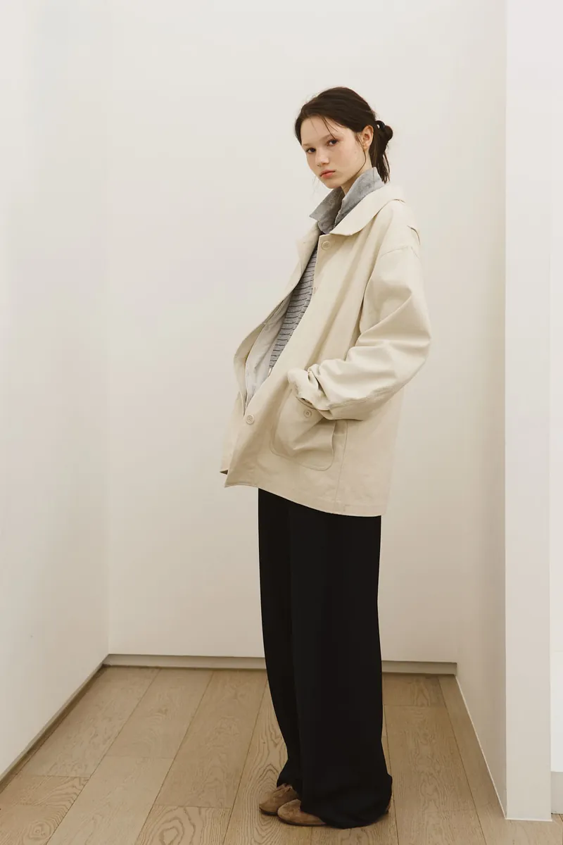 2-in-1 Multi-Pocket Washed Cotton Jacket
