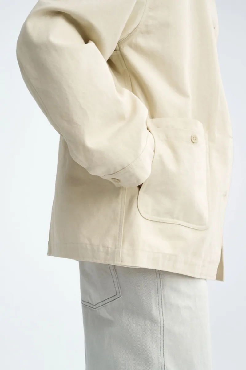 2-in-1 Multi-Pocket Washed Cotton Jacket
