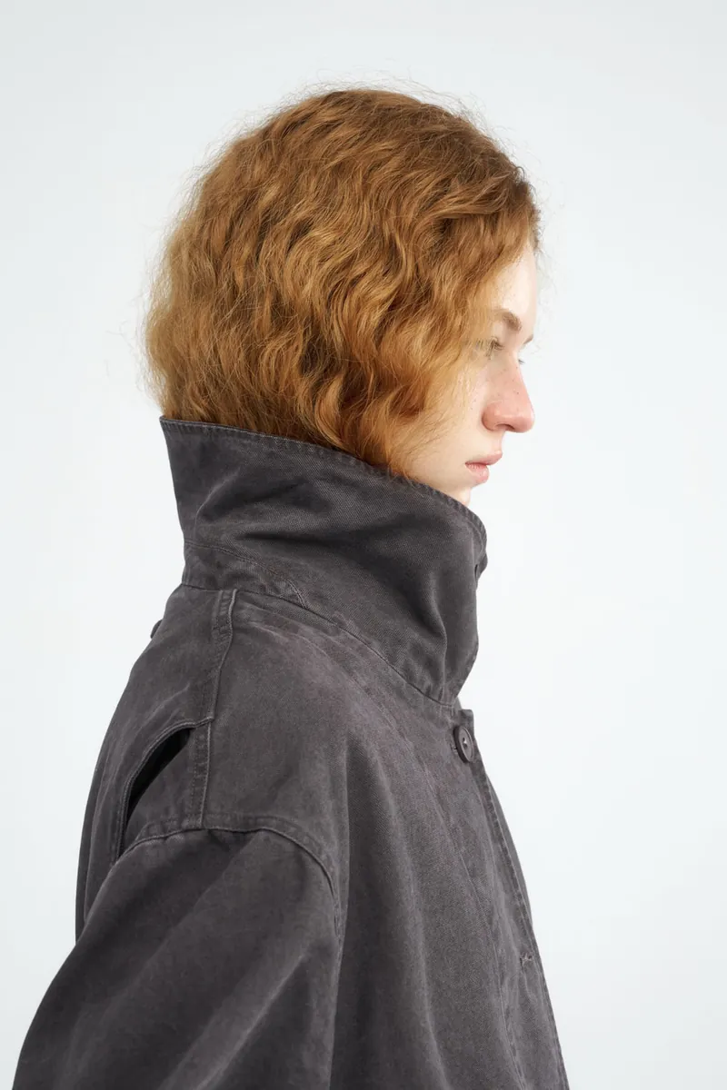 2-in-1 Multi-Pocket Washed Cotton Jacket