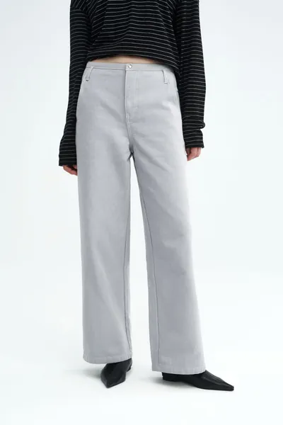 Buckle Two-Tone Adjustable Work Pants