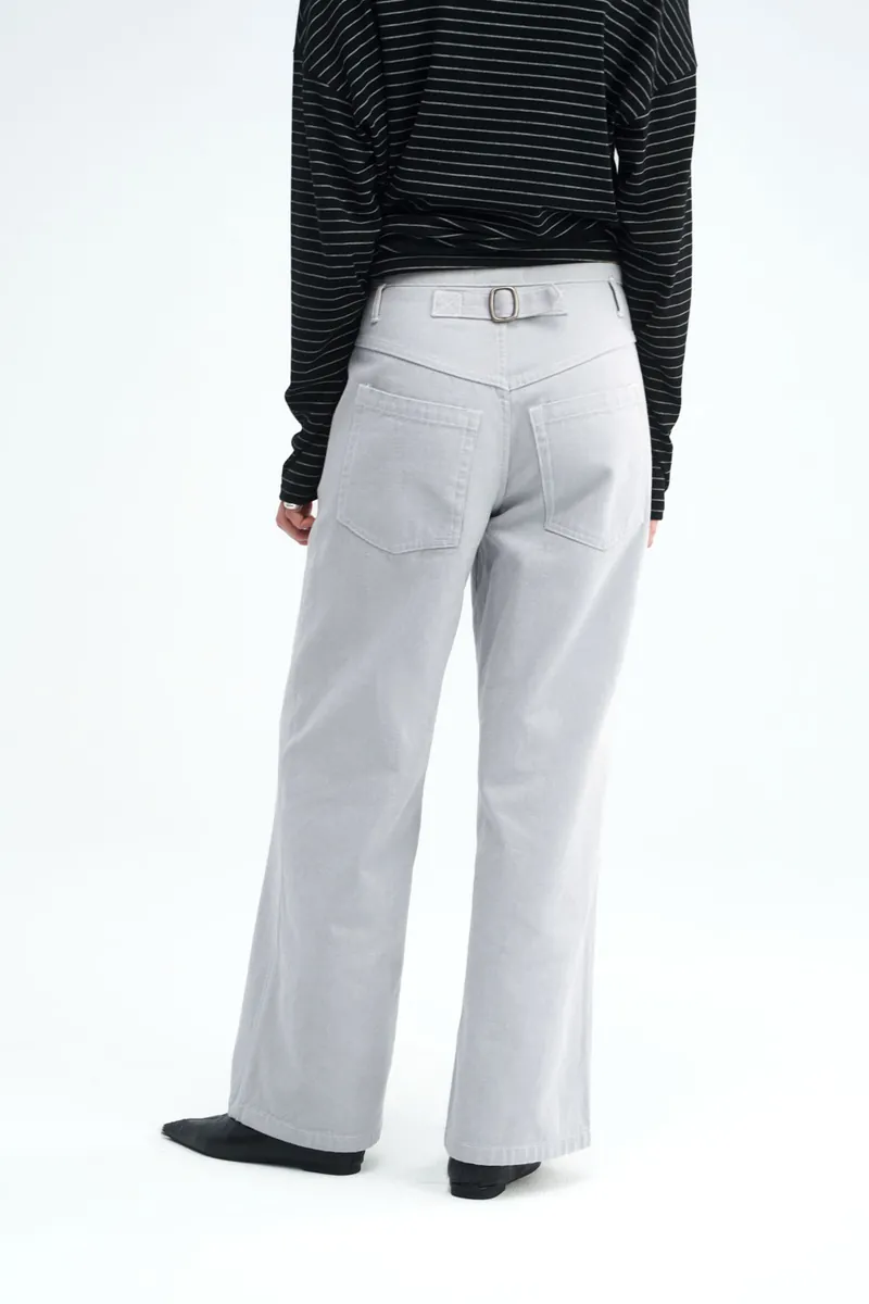 Buckle Two-Tone Adjustable Work Pants
