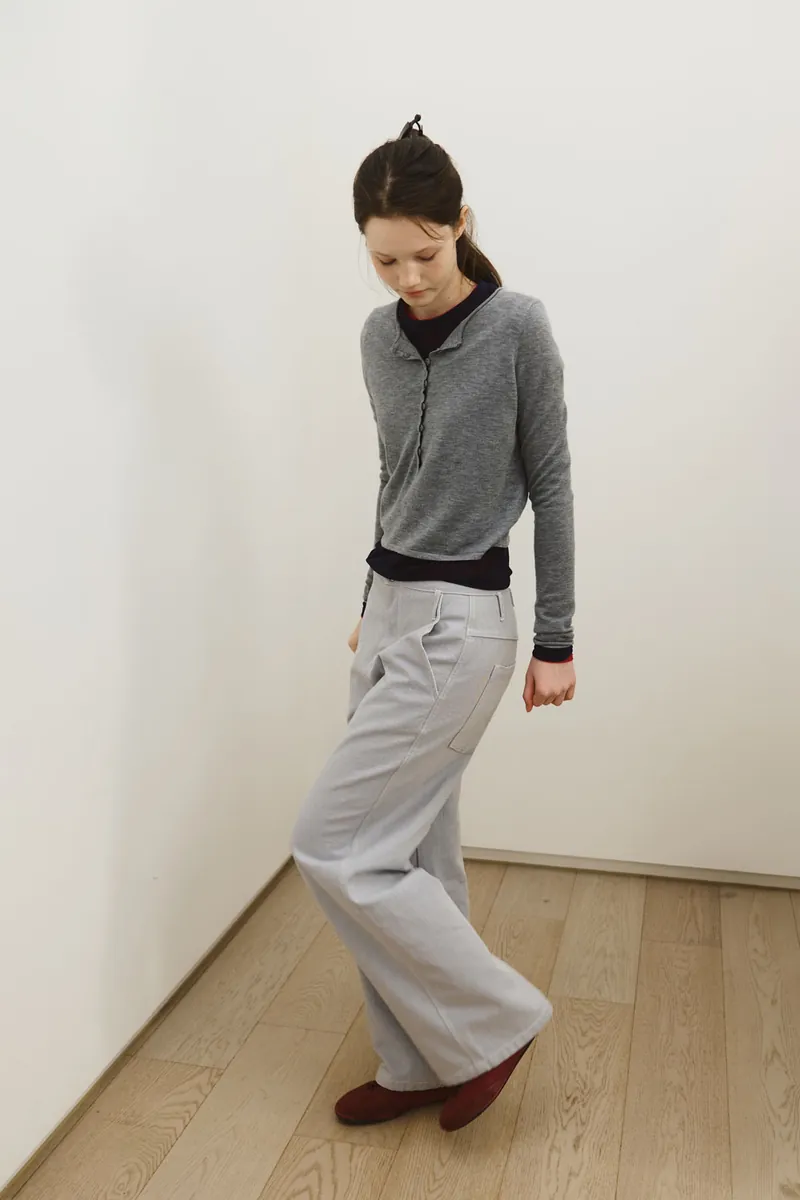 Buckle Two-Tone Adjustable Work Pants
