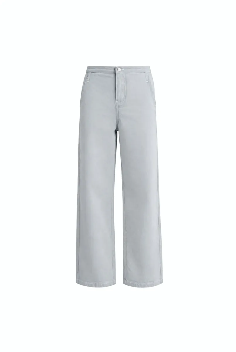 Buckle Two-Tone Adjustable Work Pants
