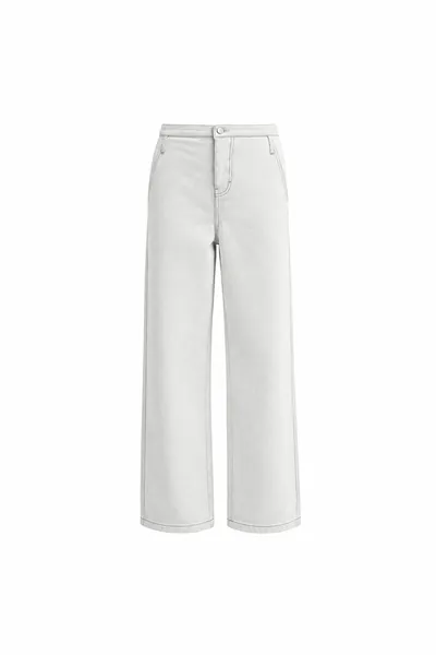 Buckle Two-Tone Adjustable Work Pants