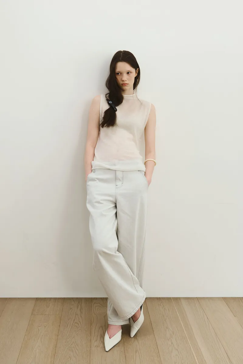 Buckle Two-Tone Adjustable Work Pants