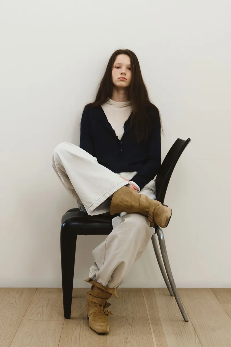 Buckle Two-Tone Adjustable Work Pants
