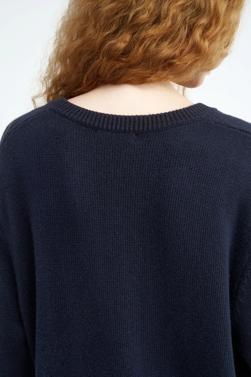 V-Neck Long Sweater