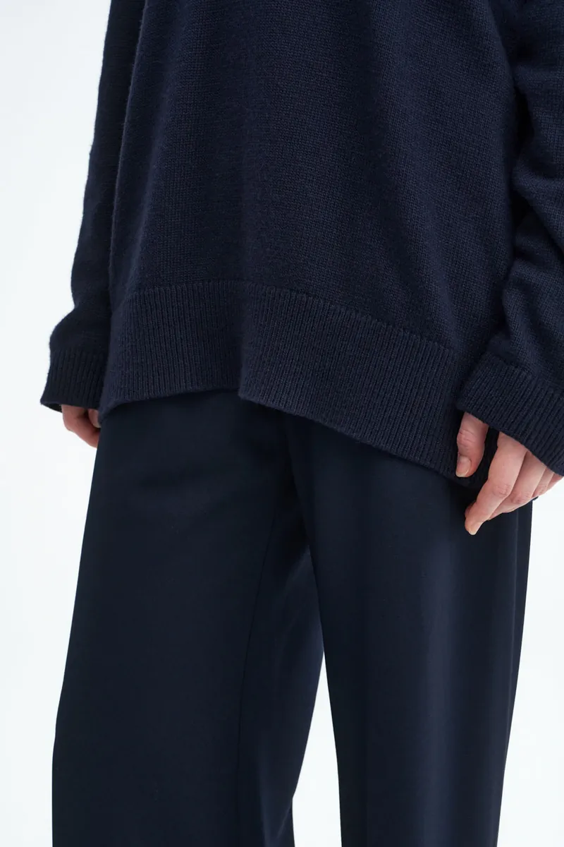 V-Neck Long Sweater