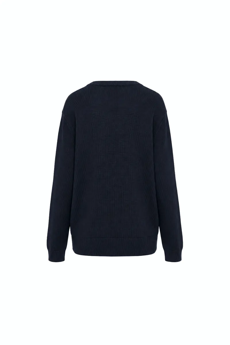 V-Neck Long Sweater