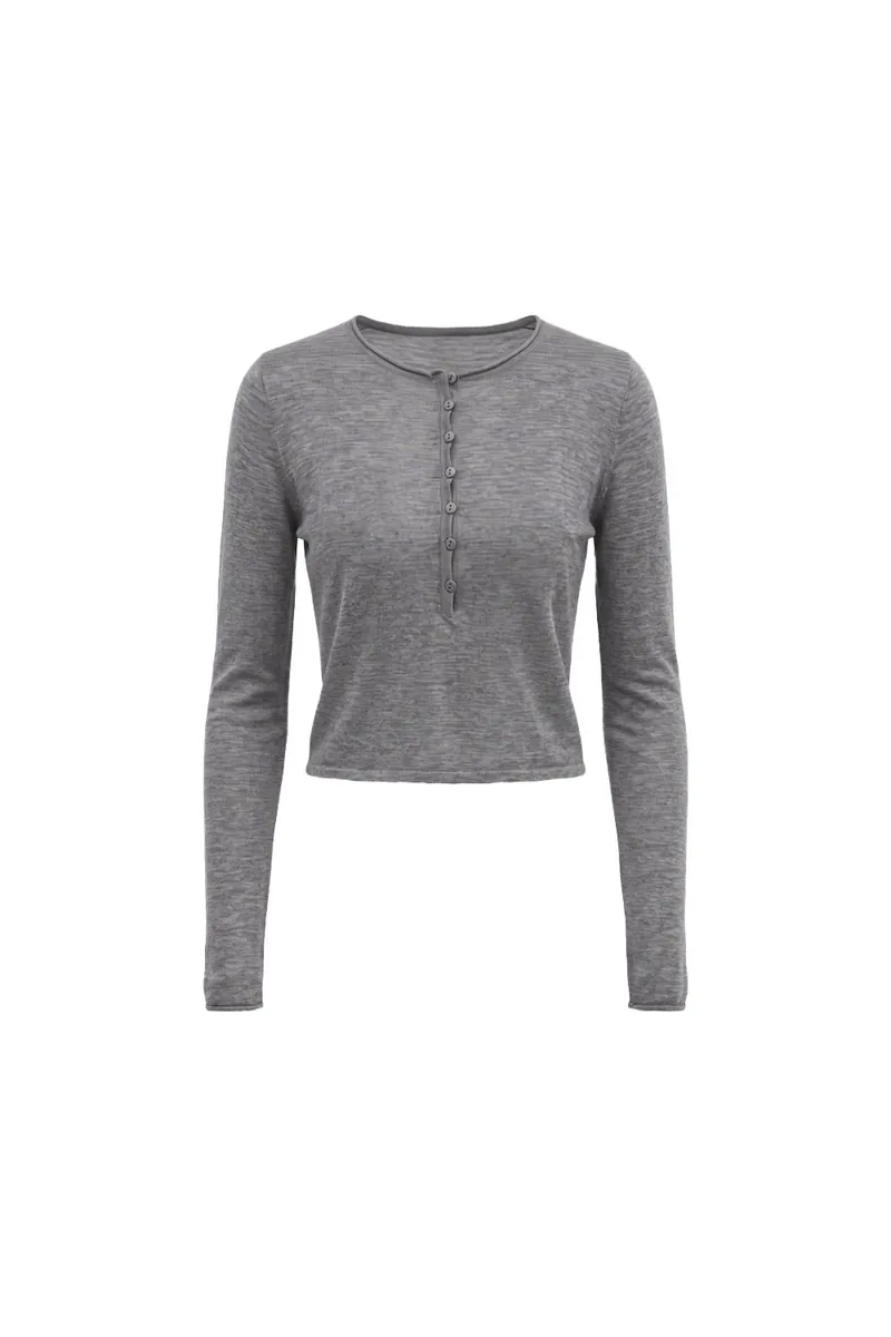 Merino Blend Henley