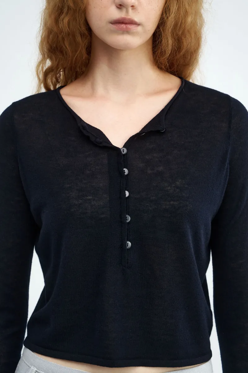 Merino Blend Henley