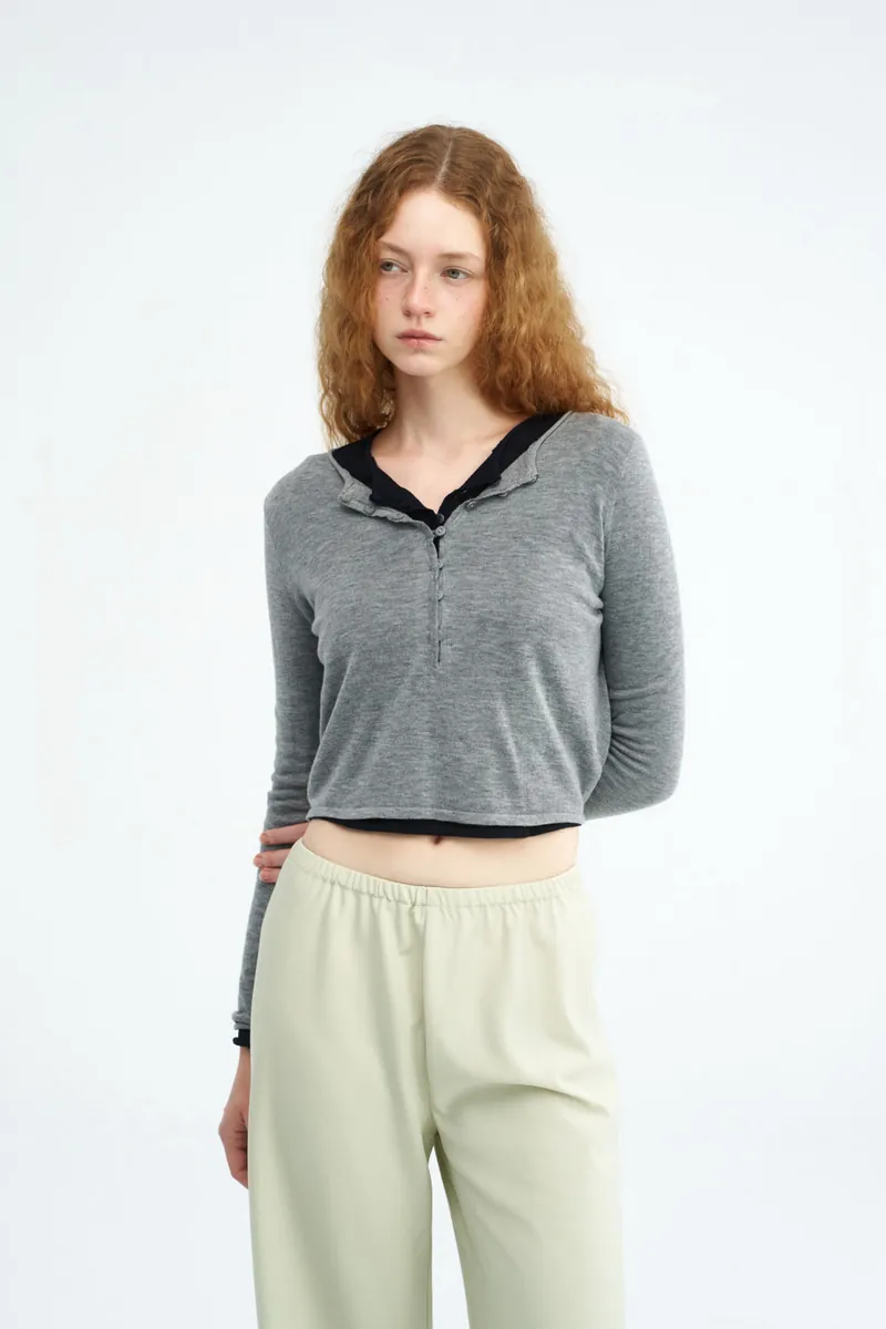 Merino Blend Henley