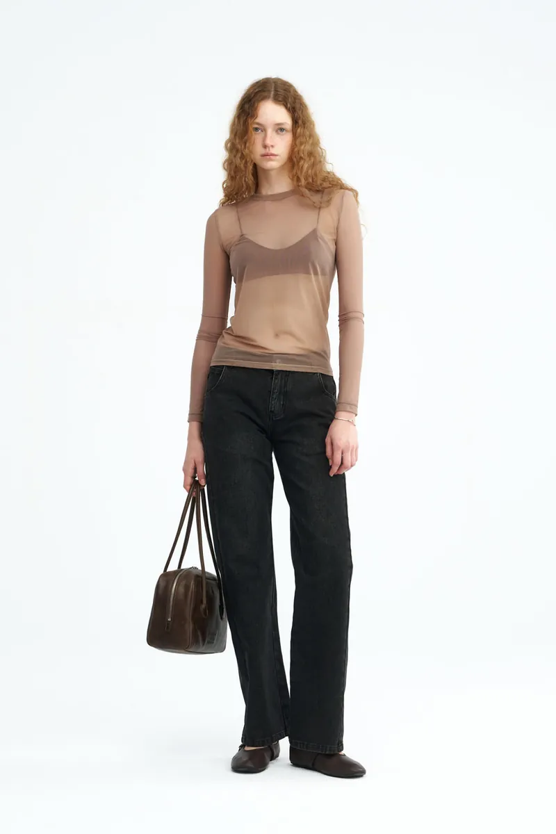 Sheer Mesh Top