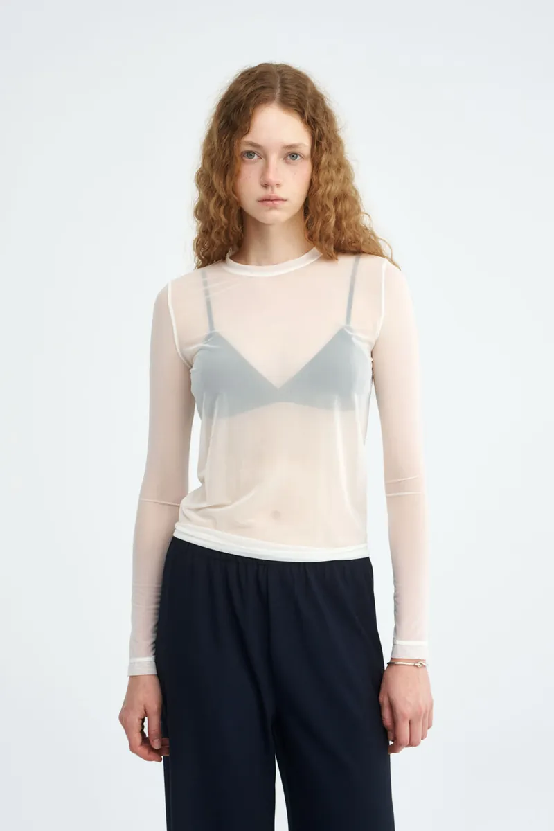 Sheer Mesh Top