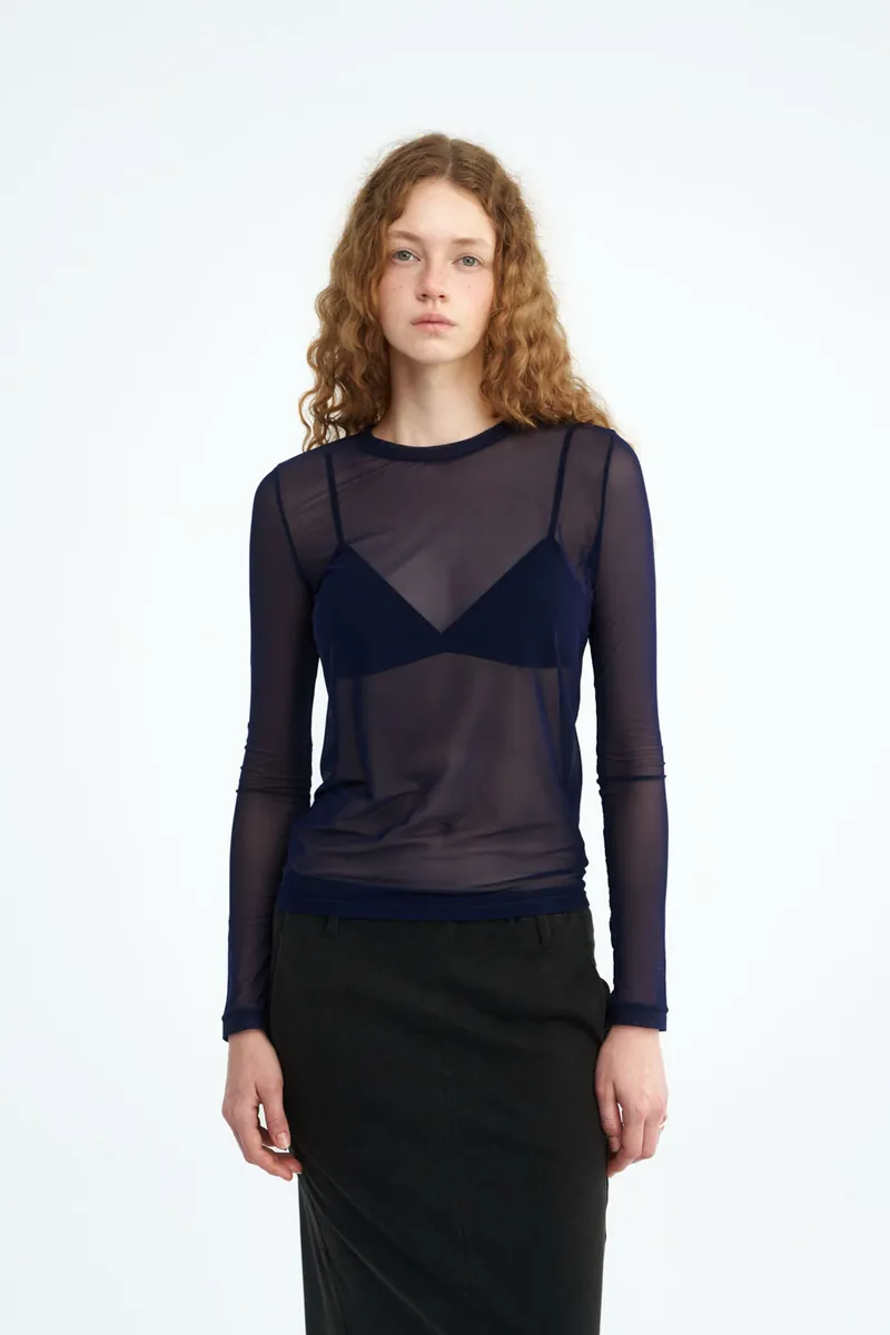 Sheer Mesh Top
