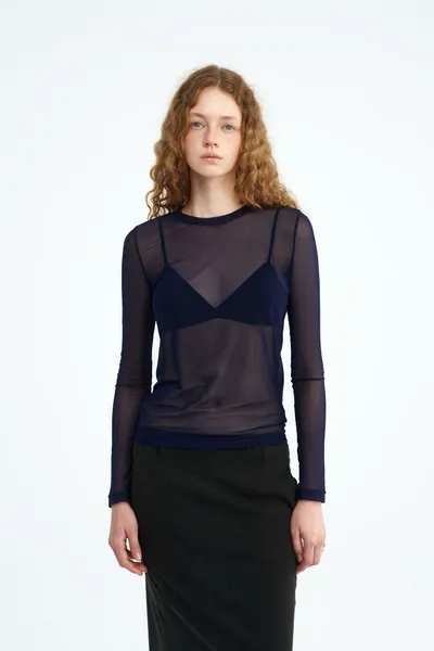 Sheer Mesh Top