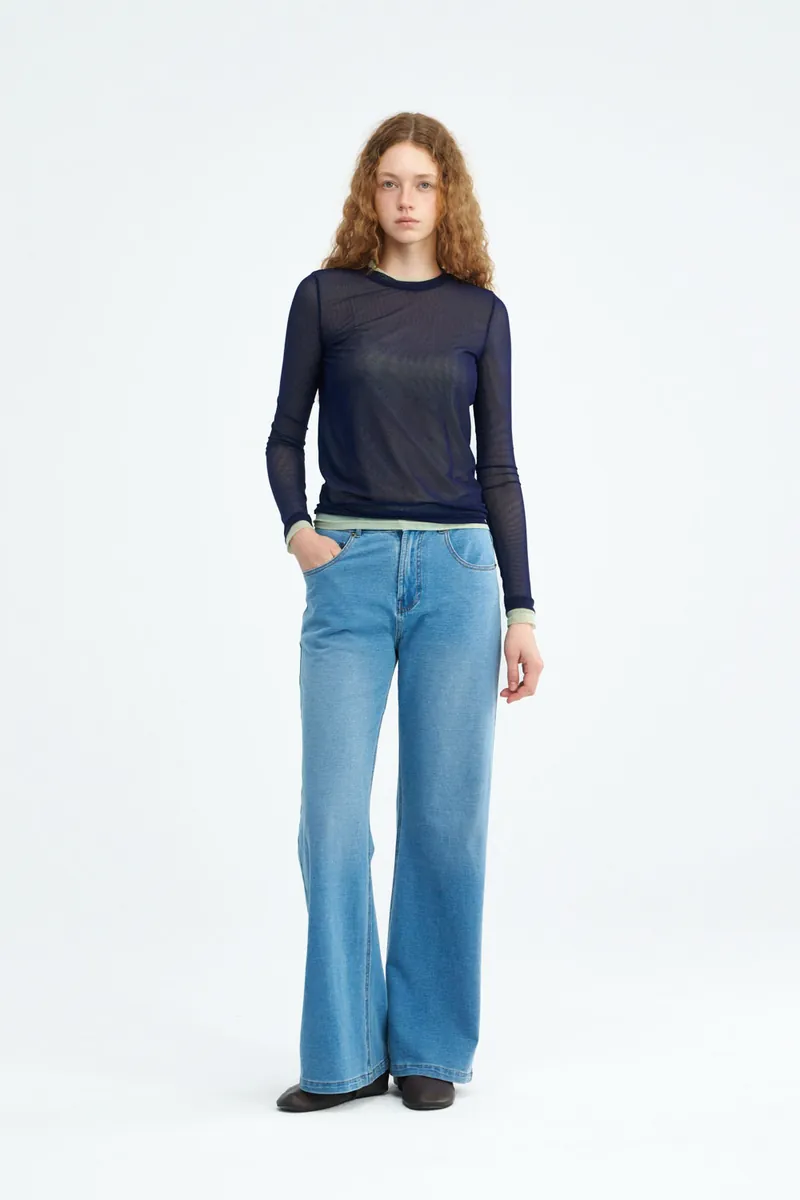Sheer Mesh Top
