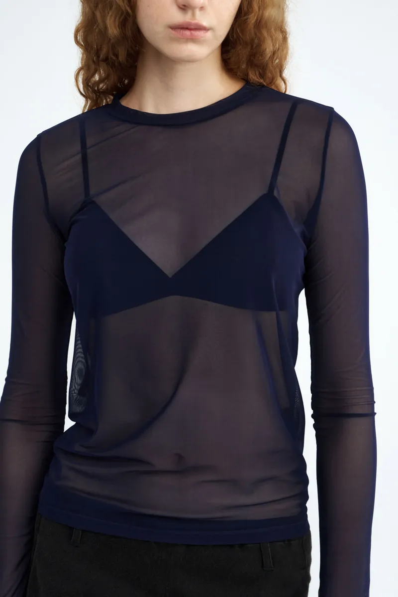 Sheer Mesh Top