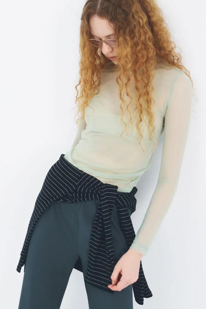 Sheer Mesh Top