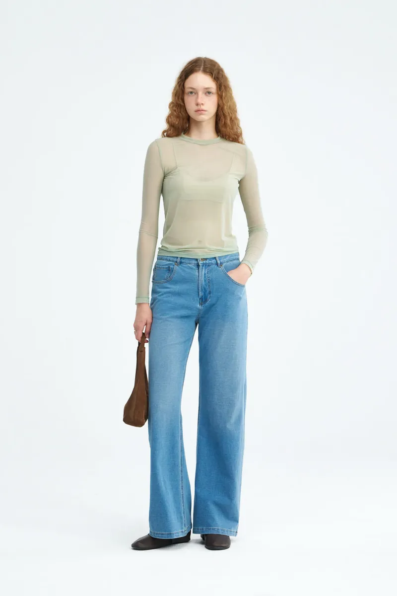 Sheer Mesh Top