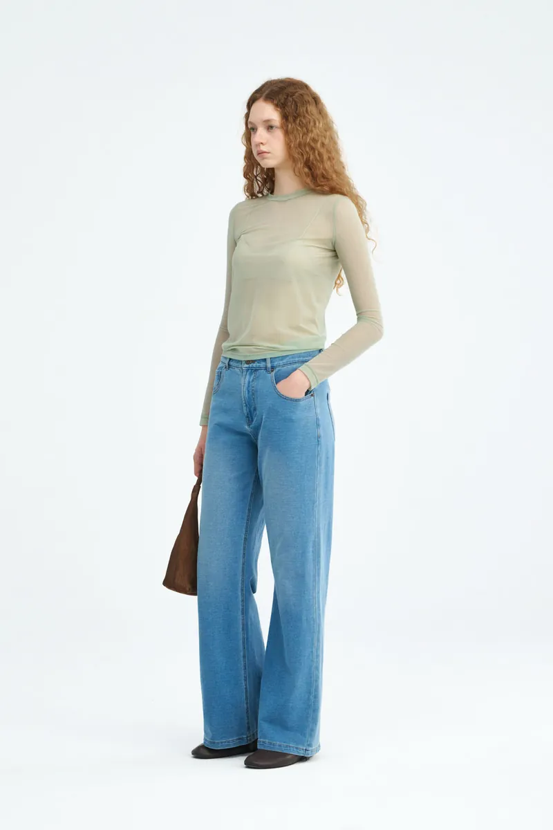 Sheer Mesh Top