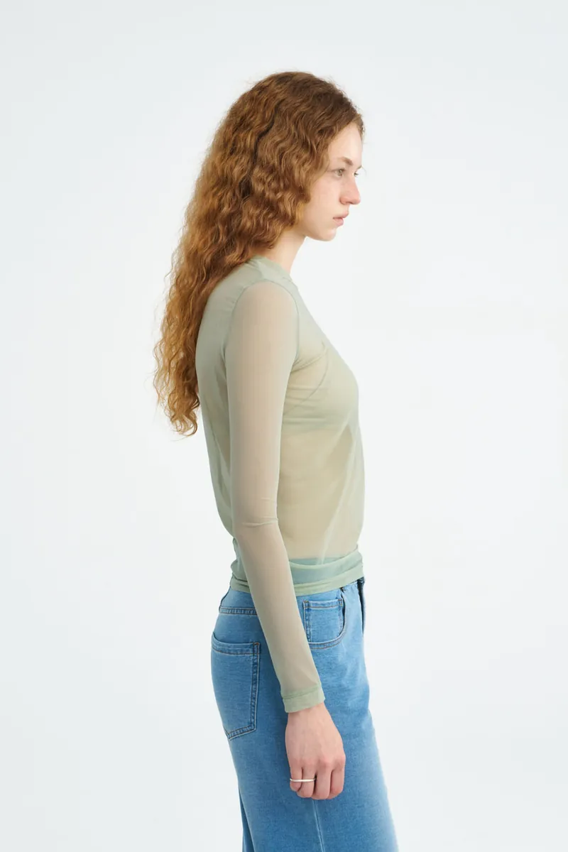 Sheer Mesh Top