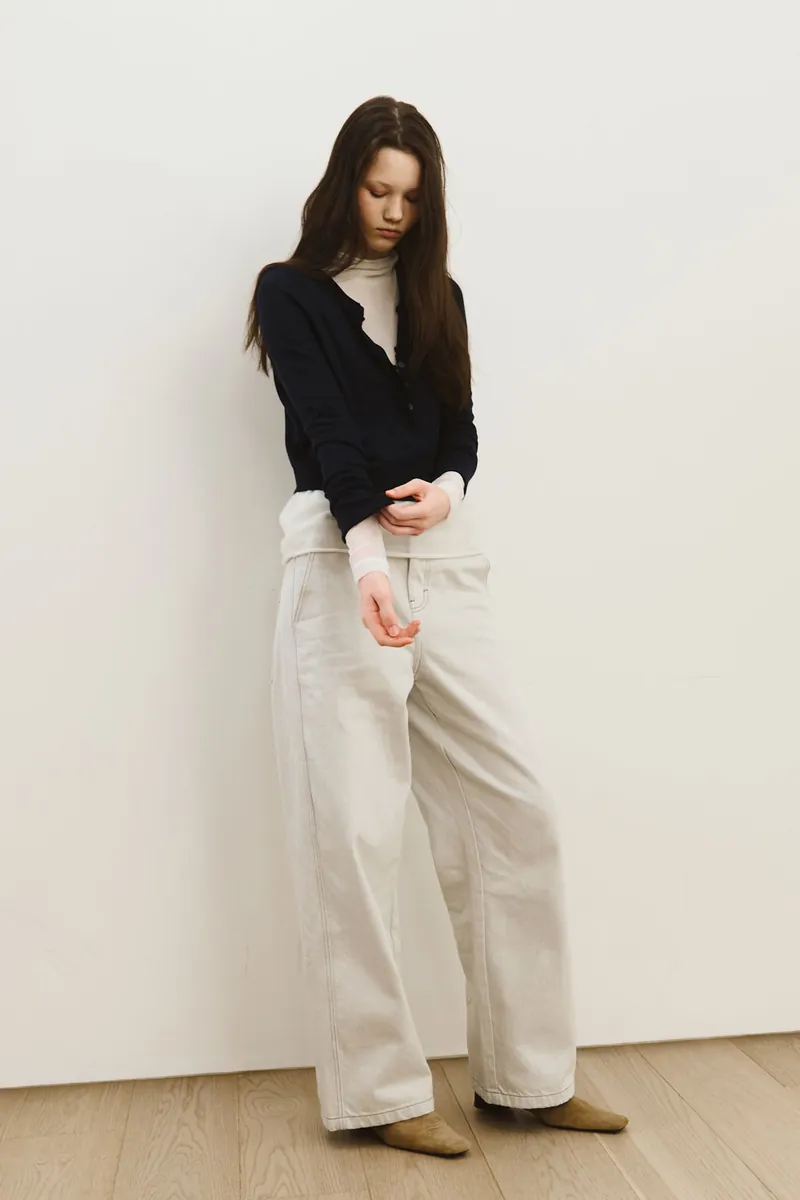 Soft Alpaca-Blend Side-Button Vest