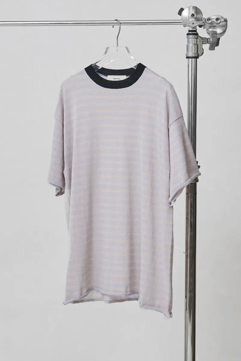 [春夏新品預訂] Border Halfsleeve Knit