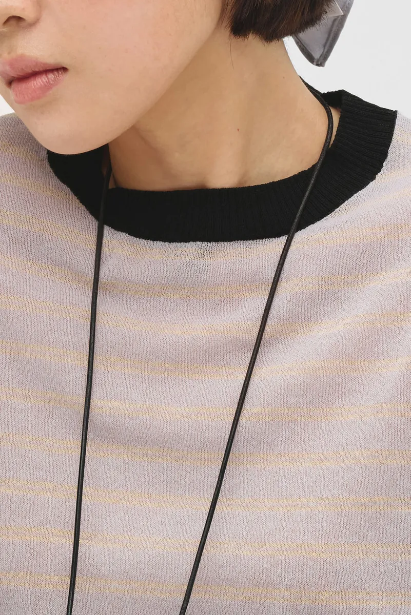 [春夏新品預訂] Border Halfsleeve Knit